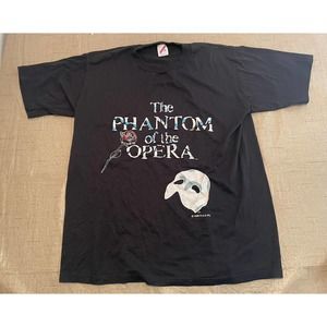 Vintage 1989 Phantom of the Opera Single Stitch T-Shirt Men's Size XL USA Rare